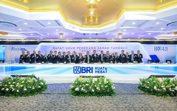 Foto RUPST 2024 PT. Bank Rakyat Indonesia (Persero) Tbk di Jakarta (1/3/2024). (Foto: BRI)