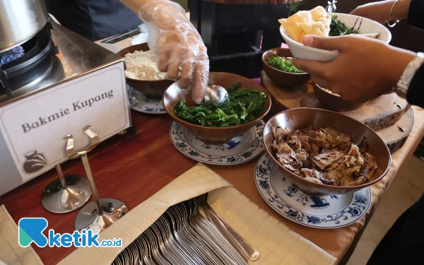 Foto Bakmi Kupang di Tempayan Indonesia Bistro Kota Bandung. (Foto: Iwa/Ketik.co.id)