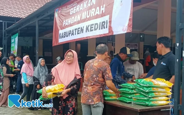 Gencarkan Operasi Pasar, Pemkab Kediri Harap Bisa Tekan Laju Inflasi Jelang Idul Fitri