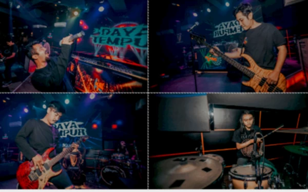 Persiapan Album Kedua, Band Alternatif Rock Daya Tempur Aktif Manggung di Surabaya