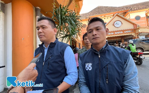 Foto CEO PT Indo Parkir Utama, Kiagus Firdaus saat memberikan statement kepada awak media. (Foto: Lutfia/Ketik.co.id)