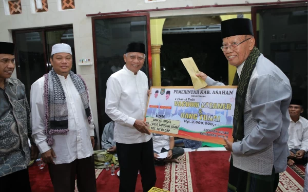 Thumbnail Berita - Bupati Asahan Safari Ramadhan di Masjid Al Ikhlas Desa Tanjung Alam