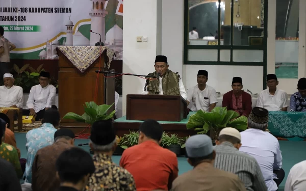 Thumbnail Pemkab Sleman Peringati Nuzulul Quran, Doa Syukur Sambut Hari Jadi Ke-108