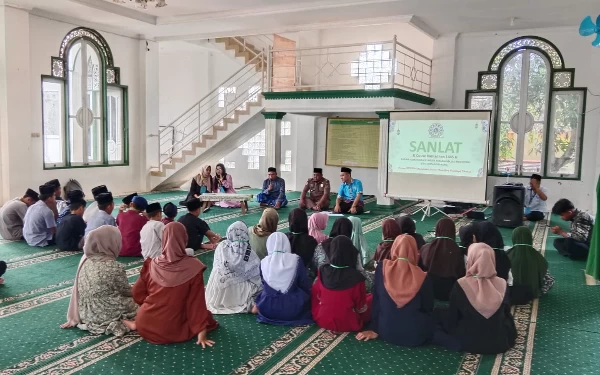 Foto BKPRMI Sindangbarang Cianjur gelar sanlat dan course (31/03/2024) (Foto: dok. BKPRMI)