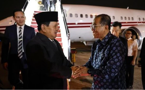 Thumbnail Berita - Tiba di Malaysia, Prabowo Dijadwalkan Bertemu Perdana Menteri Malaysia Anwar Ibrahim