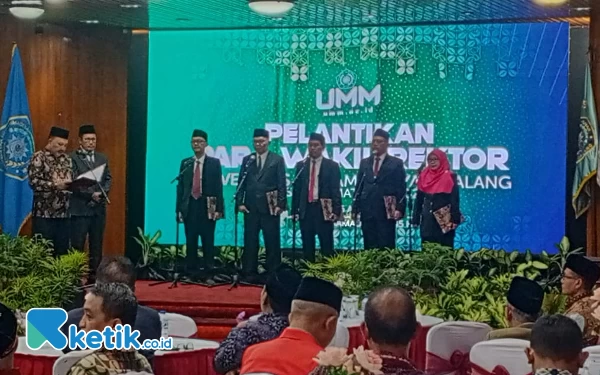 Thumbnail Berita - Lima Wakil Rektor UMM Dilantik, Prof Nazaruddin Malik Berpesan Jangan Jadi Beban