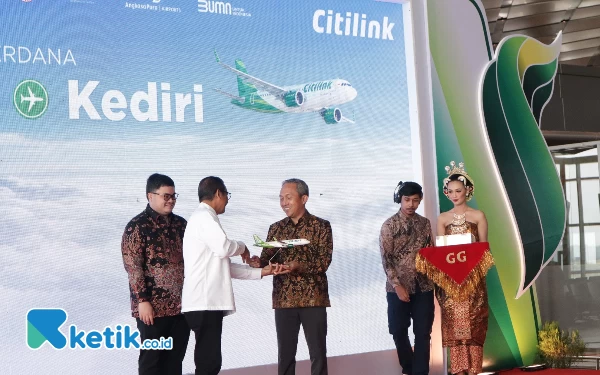 Thumbnail Citilink Layani Penerbangan Komersial Reguler 2 Kali Sepekan dari Bandara Dhoho Kediri