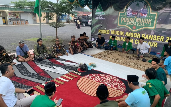 Buka Posko, GP Ansor Banser Cianjur Siapkan Layanan Prima bagi Pemudik