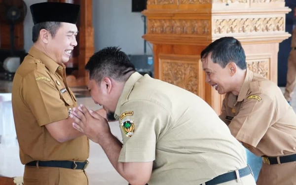 ASN Pemkab Madiun Halalbihalal di Pendopo Ronggo Djoemeno