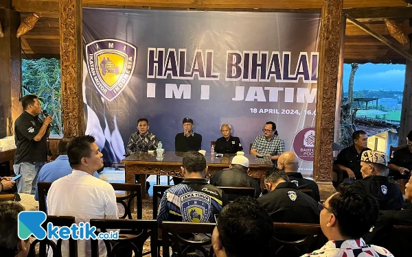 Unik! Pengurus IMI Jatim Gelar Halal Bihalal di Ponpes Balap Darul Ulum Agung Malang