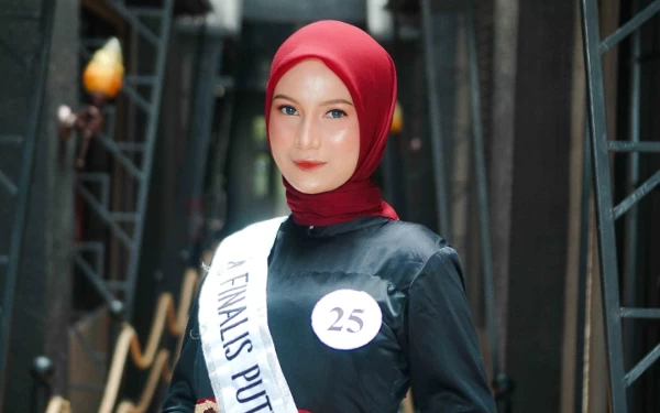 Foto Faradila Hesty, Finalis Putri Hijabfluencer Lampung 2024 (Foto: Wandi Ruswannur/Ketik.co.id)