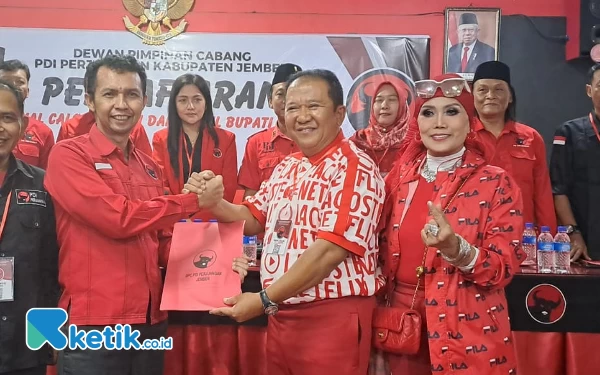 Daftar Cabup-Cawabup ke PDI Perjuangan, Bupati Jember Berharap Rekomendasi Partai