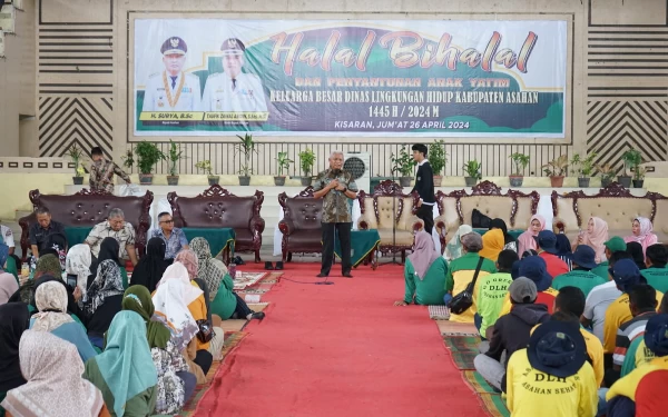 Thumbnail Berita - Dinas LH Kabupaten Asahan Gelar Halal Bihalal Santuni Anak Yatim