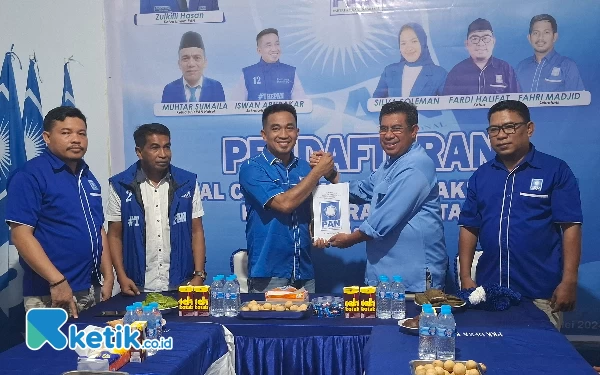 Kembalikan Formulir Ke PAN, Bahrain Kasuba Ingin Jadi Terdepan di Pilbup Halsel