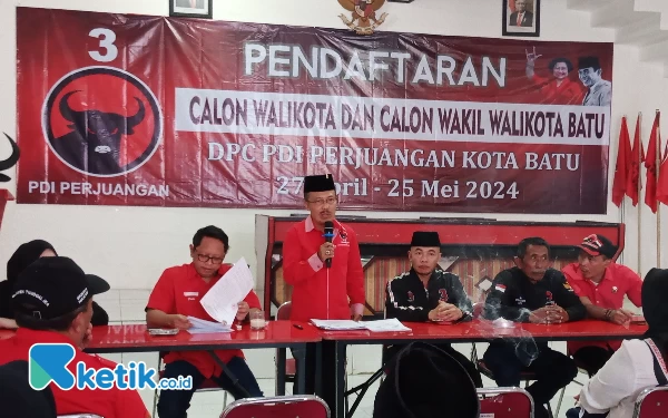 Thumbnail Berita - Jajaki Koalisi Pilkada 2024, PDIP Kota Batu Intensif Komunikasi dengan Partai Lain