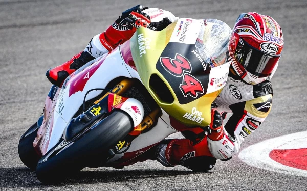 Thumbnail Berita - Mario Aji Start dari Posisi 27 di Race Moto2 GP Spanyol Sore Nanti