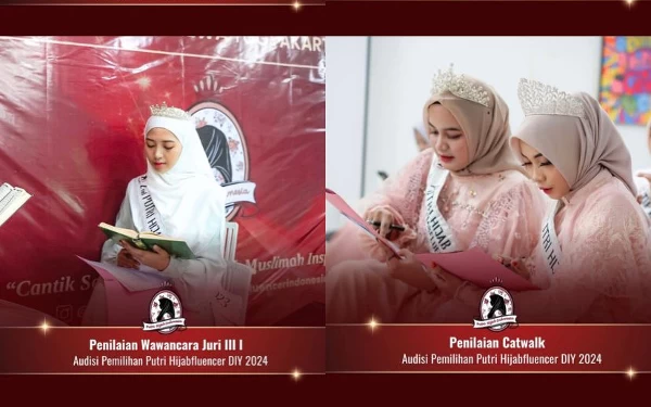 Foto Sesi acara Putri HijabFluencer DIY 2024 (Foto: dok.Putri HijabFluencer DIY)