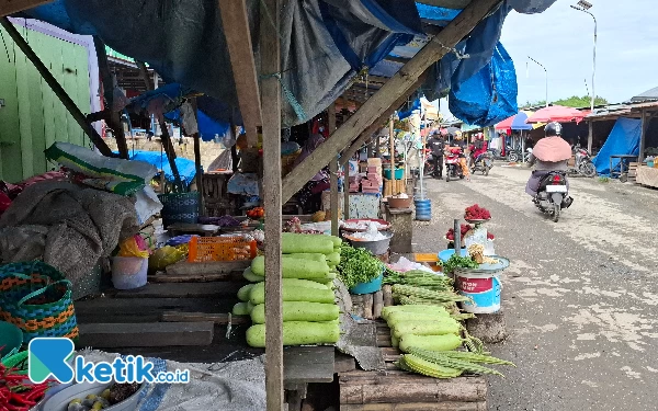 Thumbnail Berita - [Berita Foto] Kondisi Terkini Pasar Labuha di Halmahera Selatan, Maluku Utara