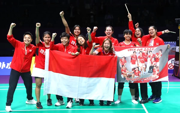 Thumbnail Berita - Sejarah 26 Tahun Terulang! Tim Putra-Putri Indonesia Lolos Final Thomas dan Uber Cup 2024