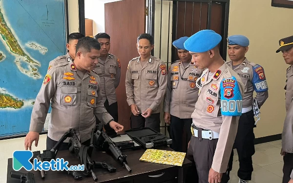 Thumbnail Berita - Bid Propam Polda Malut Laksanakan Gaktiblin di Polres Halmahera Selatan