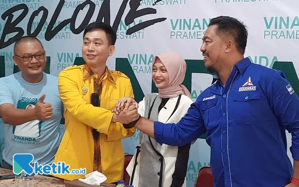 Thumbnail Demokrat dan Golkar Sepakat Usung Vinanda Prameswati Maju Pilwalkot Kediri 2024