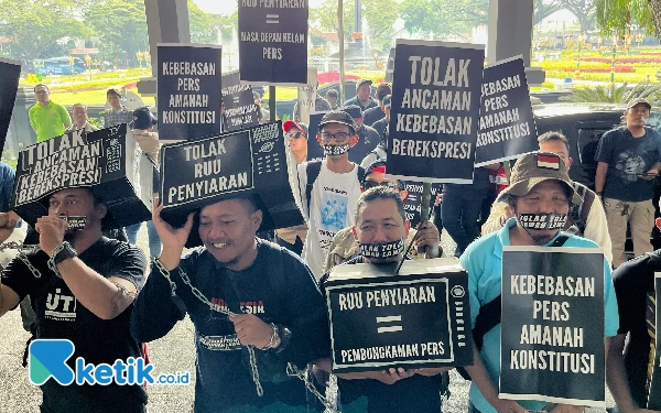 Kirim Pernyataan ke DPR RI, Jurnalis Malang Raya Tegas Menolak Revisi RUU Penyiaran!