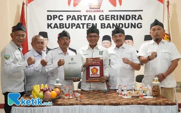 Gerindra Resmi Usung Kang DS Jadi Cabup Bandung