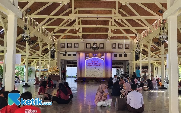 Foto Kondisi aula SMA Negeri 11 Yogyakarta, Sabtu (18/5/2024). Dahulu tempat ini merupakan ruang makan (eatzal) gedung  Kweekschool Jetis, Yogyakarta tempat digelarnya Kongres I Budi Utomo pada 3 – 5 Oktober 1908. (Foto: Fajar Rianto/Ketik.co.id)