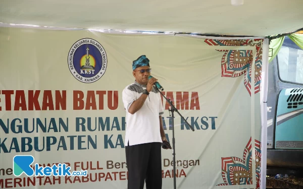 Thumbnail Berita - Pesan Wabup Hasbulla dalam Peletakan Batu Pertama Rumah Adat KKST