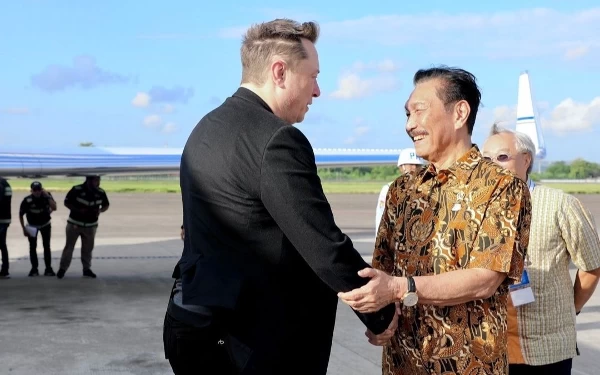 Thumbnail Berita - Elon Musk Bertemu Prabowo, Begini Respons Luhut Binsar Pandjaitan