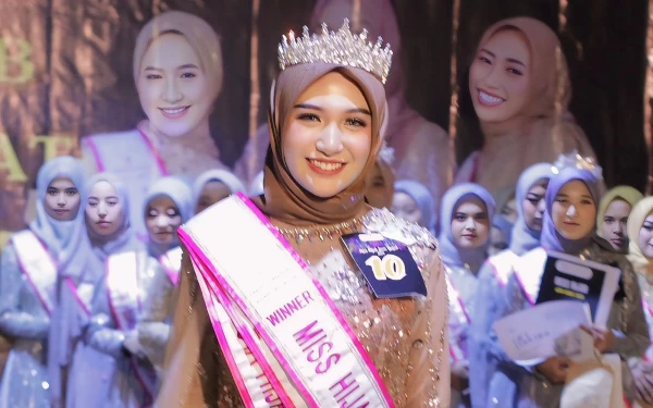 Thumbnail Haniyah Achmad Safitri, Winner Miss Hijab Jabar 2024 Dorong Pengembangan UMKM