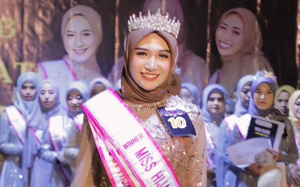 Haniyah Achmad Safitri, Winner Miss Hijab Jabar 2024 Dorong Pengembangan UMKM