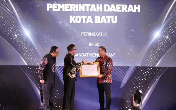 Thumbnail Berita - Pemkot Batu Raih Penghargaan Tiga Terbaik Nasional dari Arsip Nasional Indonesia