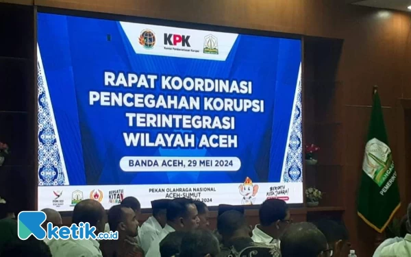 Pj Sekda Simeulue Ikuti Rakor Pencegahan Korupsi Terintegrasi Wilayah Aceh