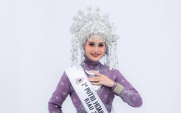 Foto Mega Orceka, 1st RU Putri Hijabfluencer Riau 2024 (Foto: dok. pribadi)