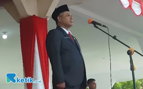 Peringati Hari Lahir Pancasila 2024, Sekda Halsel Pimpin Upacara di Lapangan Asombang