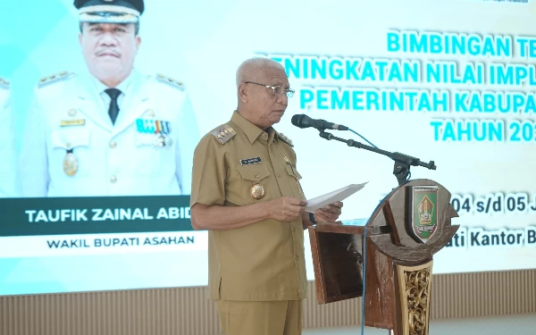 Bupati Asahan Buka Bimtek Peningkatan Nilai Implementasi SAKIP