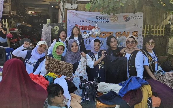 Rotary Surabaya Kaliasin Kumpulkan Dana Lewat Branded Garage Sale