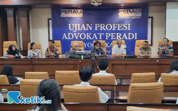 Gandeng UGM, DPC Peradi Bantul Gelar Ujian Profesi Advokat