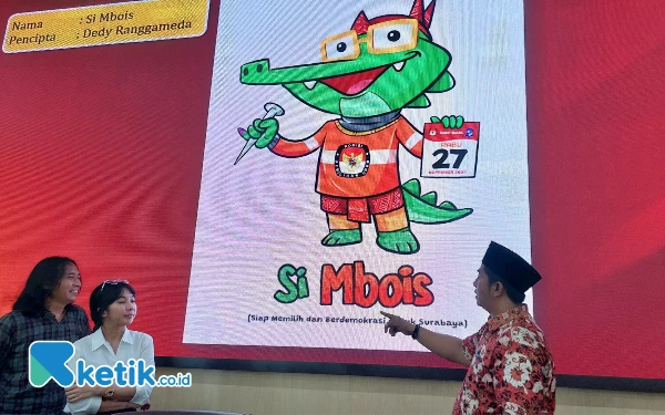 Thumbnail KPU Surabaya Kenalkan Si Mbois Sebagai Maskot Pilkada Surabaya