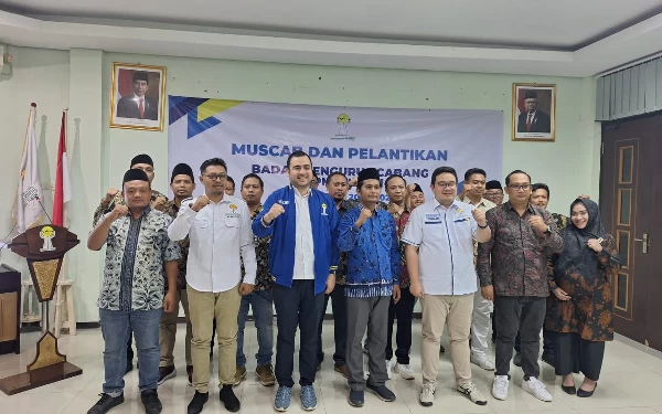 Foto Muscab dan pelantikan BPC HIPMI Tuban (16/6/2024)(Foto Ahmad Istihar/Ketik.co.id)