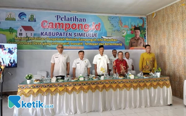 Foto Kominsa Simeulue Gelar Pelatihan Operator Gampong (Helman/Ketik.co.id)