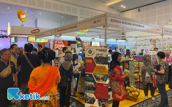 Foto Suasana pameran EastFood di lantai 3 di Grand City Mal. (Foto: Shinta Miranda/Ketik.co.id)