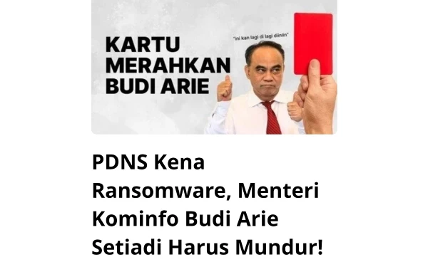 Thumbnail Berita - Ramai Petisi Kartu Merahkan Budi Arie, 8 Ribu Orang Sudah Tanda Tangan