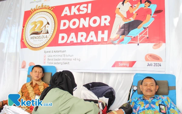 SKK Migas Papua Maluku Gandeng PWI PBD Gelar Aksi Donor Darah