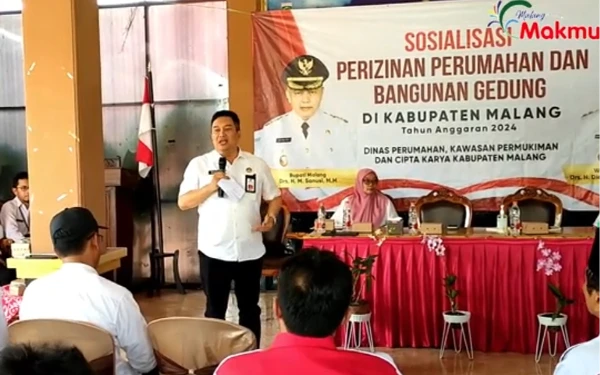 Lindungi Warga dari Pengembang Ilegal, DPKPCK kabupaten Malang Intens Gelar Sosialisasi