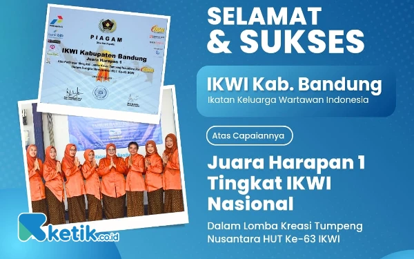IKWI Kab. Bandung Juara Harapan 1 Lomba Kreasi Tumpeng Nusantara Tingkat Nasional