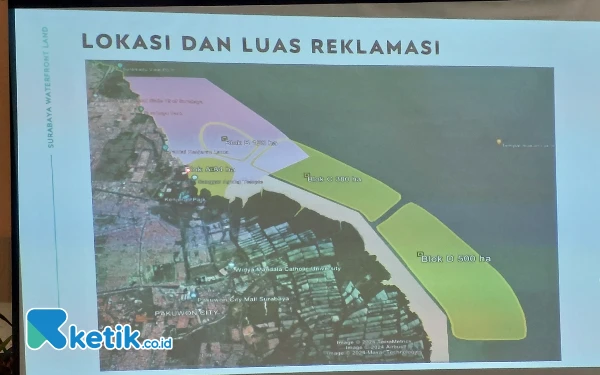 Proyek Raksasa Surabaya Waterfront Land, Makan Biaya Rp72 Triliun, Rampung 20 Tahun Lagi