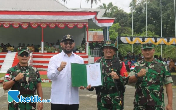 Thumbnail Berita - TMMD ke-121 Halsel Resmi Dibuka, Langkah Kolaboratif TNI Percepat Pembangunan Daerah