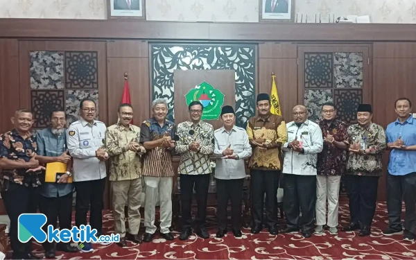 Pj Bupati Pamekasan Terima Kunjungan Kwarda Pramuka Jawa Timur